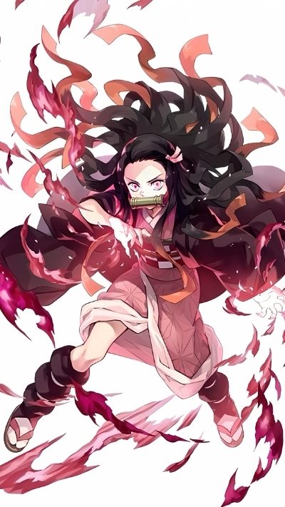 Wallpaper nezuko cực chất mạnh mẽ cho điện thoại