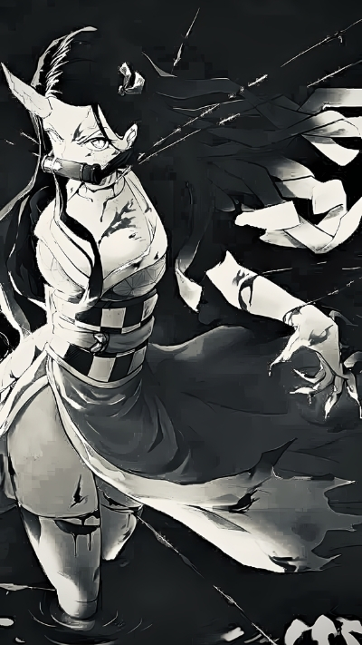 Wallpaper nezuko cực ngầu chất lừ cho smartphone