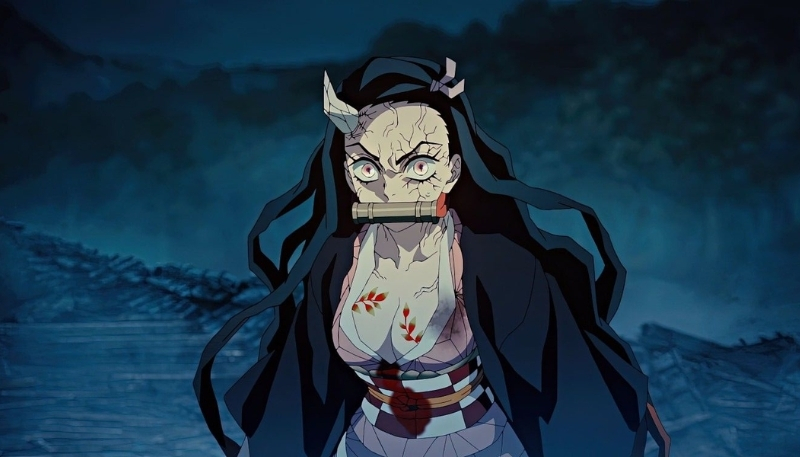 Wallpaper nezuko ngầu chất lung linh cho PC