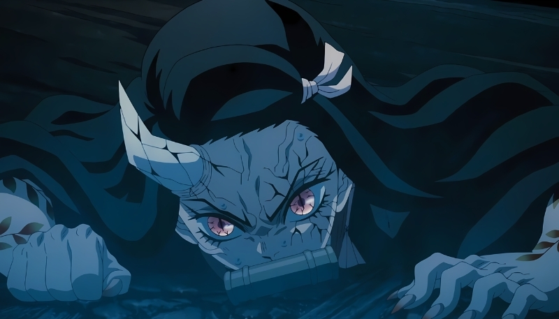 Background nezuko cực ngầu bá đạo cho desktop