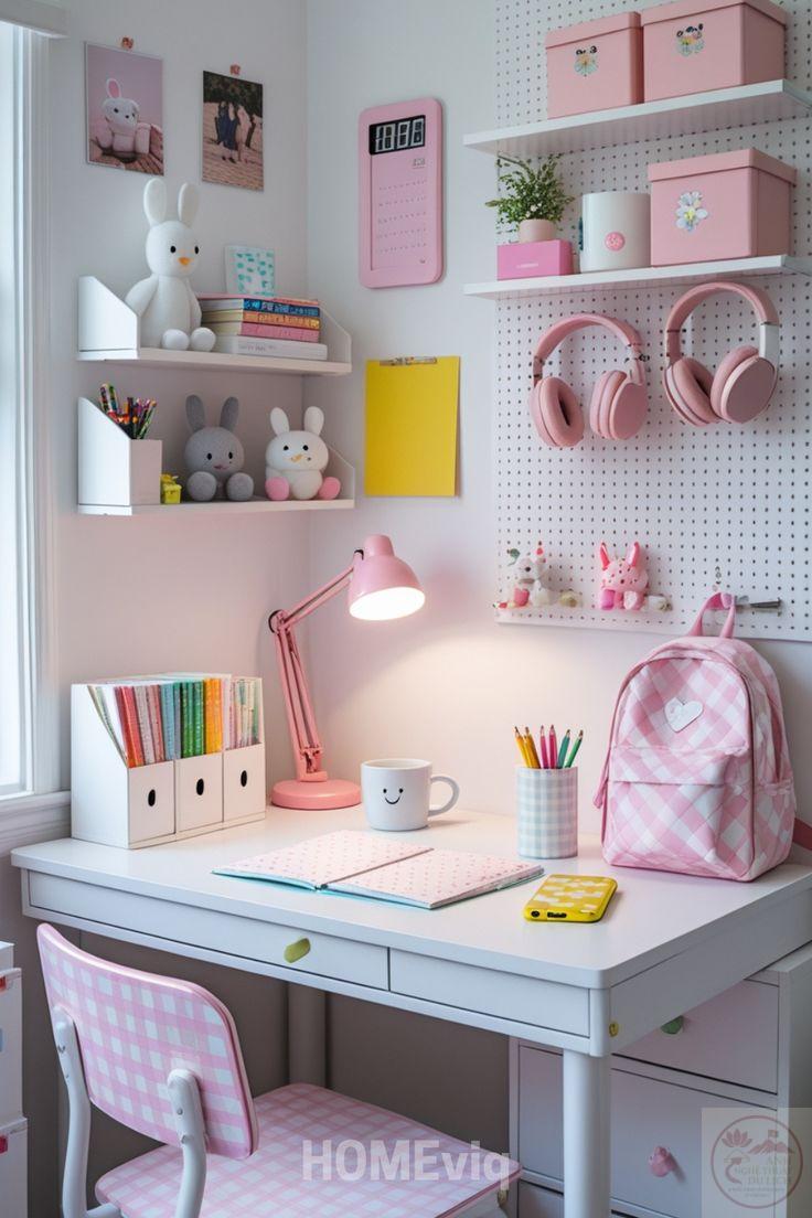 Ánh sáng vàng dịu trên bàn học gợi cảm giác ấm áp và dễ tập trung