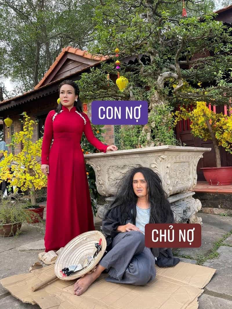 Meme Tết về đòi nợ