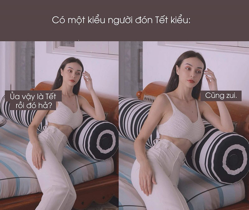 Meme về tăng cân sau Tết
