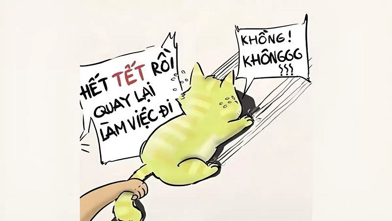 Ảnh chế về tăng cân sau Tết