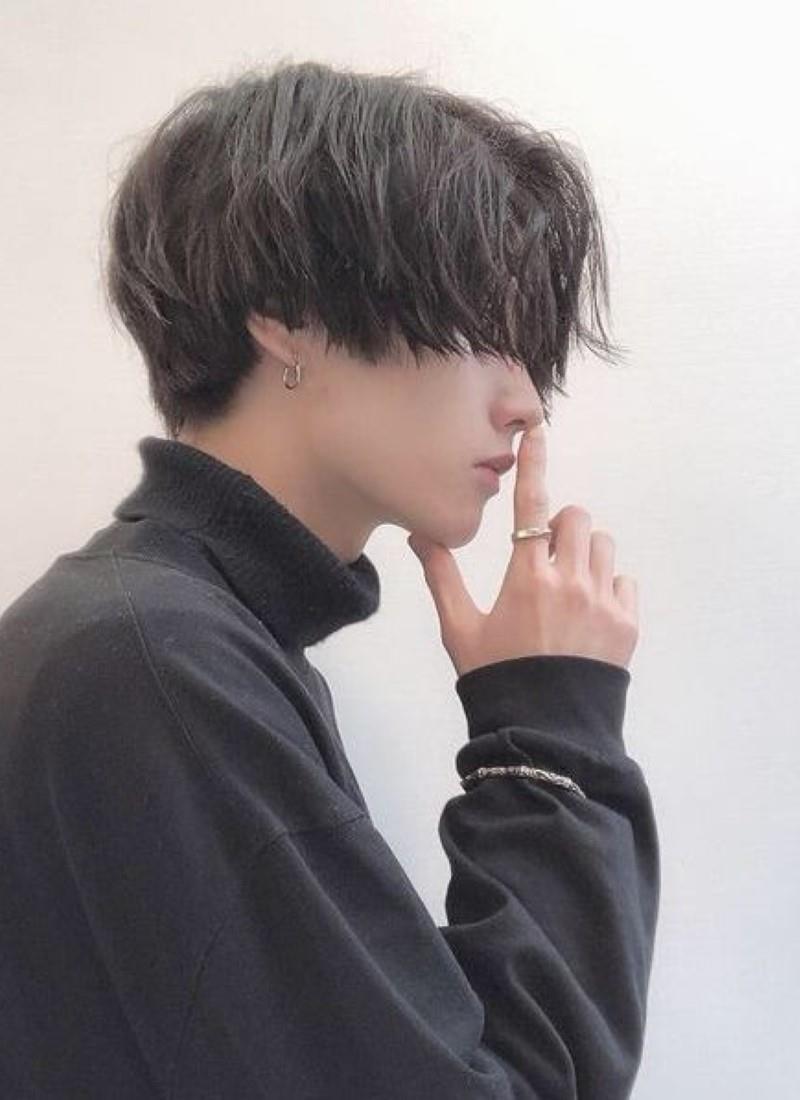 Ảnh trai đẹp che mặt bằng tóc