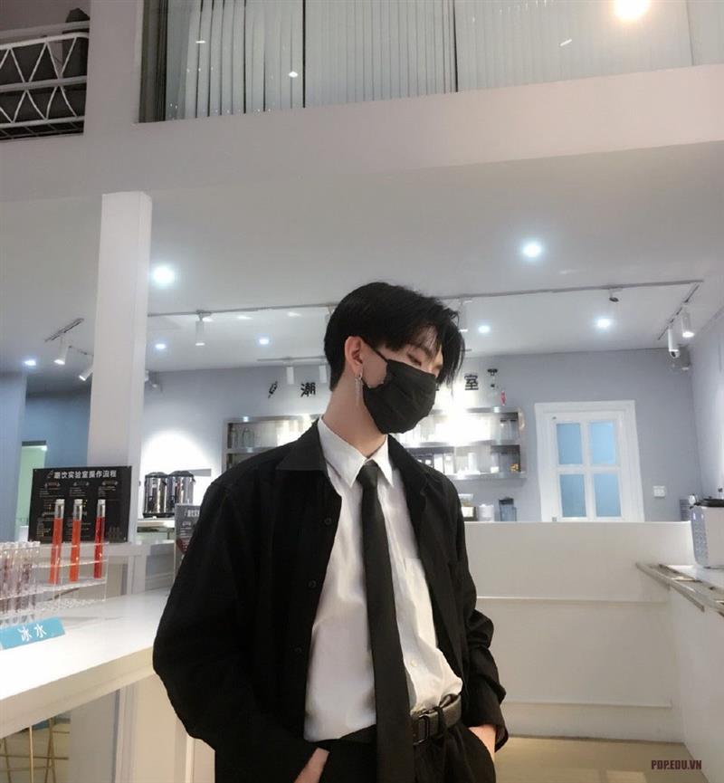 Ảnh trai đẹp che mặt bằng khẩu trang