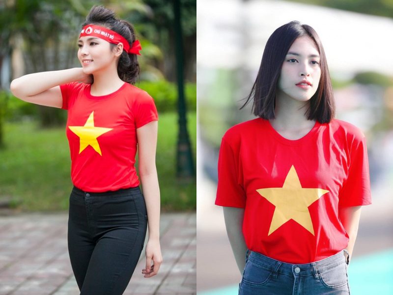 chụp hình áo cờ đỏ sao vàng