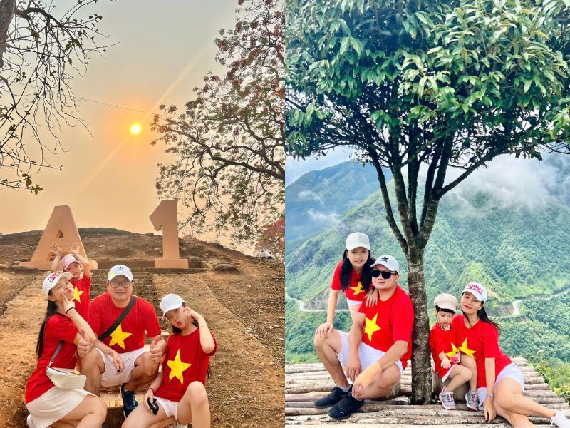 chụp hình áo cờ đỏ sao vàng