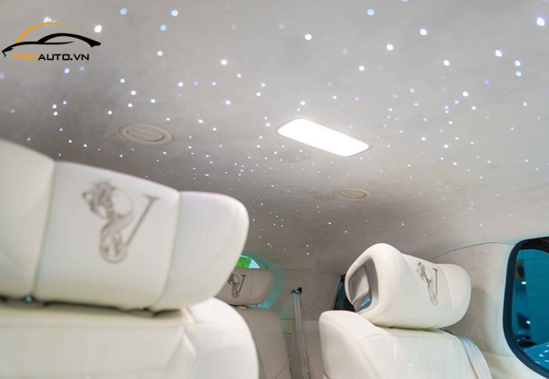 Độ đèn trần ánh sao choxe Hyundai Solati 