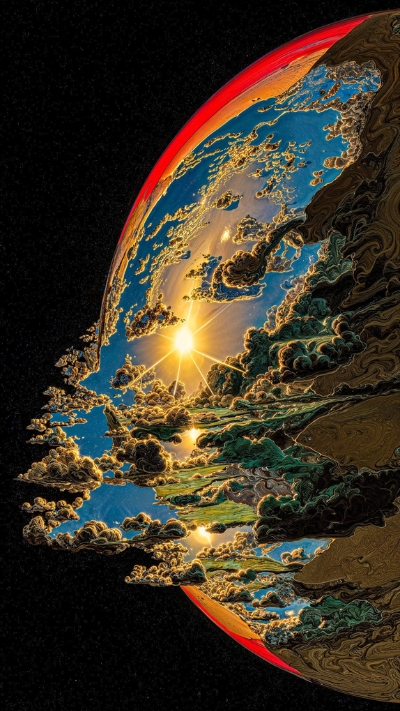 ảnh nền vũ trụ disco