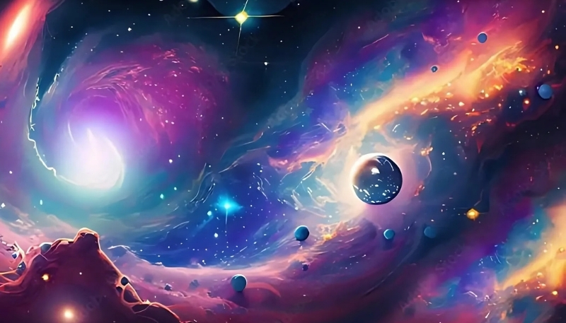 ảnh nền vũ trụ máy tính huyền bí