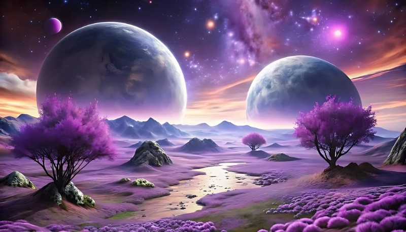 ảnh nền vũ trụ máy tính nhẹ nhàng