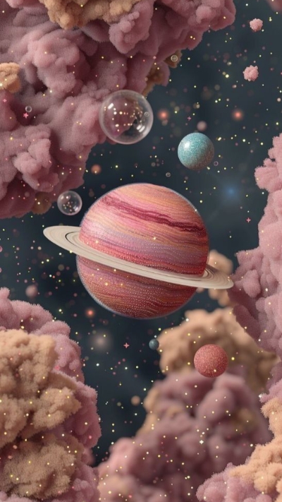 ảnh nền vũ trụ màu hồng