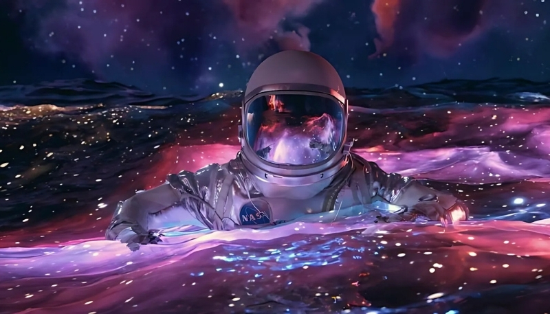 ảnh nền vũ trụ máy tính chill 1