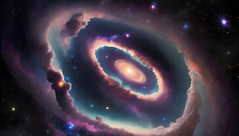 ảnh nền vũ trụ máy tính bí ẩn