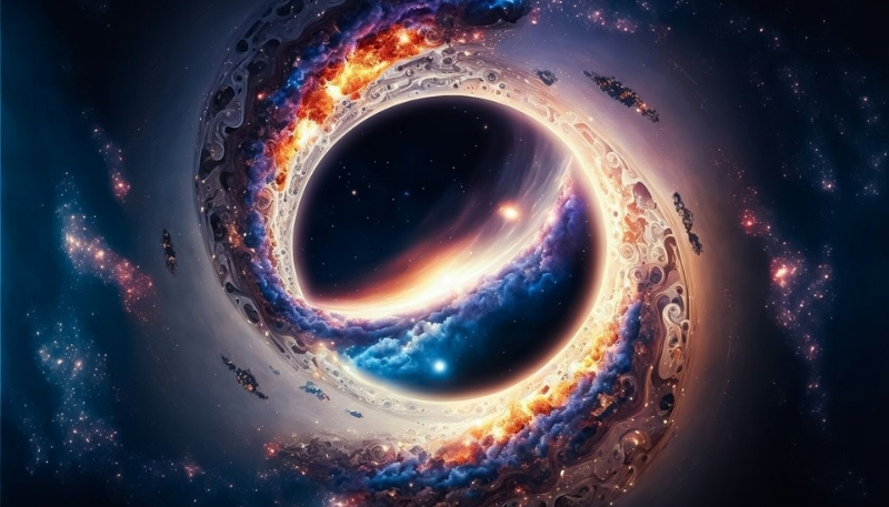 ảnh nền vũ trụ máy tính hố đen siêu khổng lồ