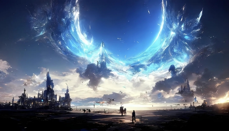 ảnh nền vũ trụ máy tính hố đen lãng mạn