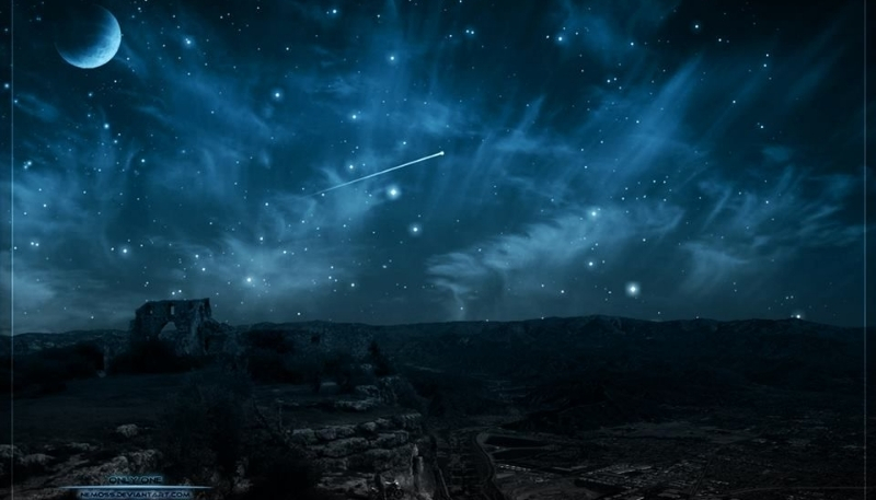 ảnh nền vũ trụ máy tính chill