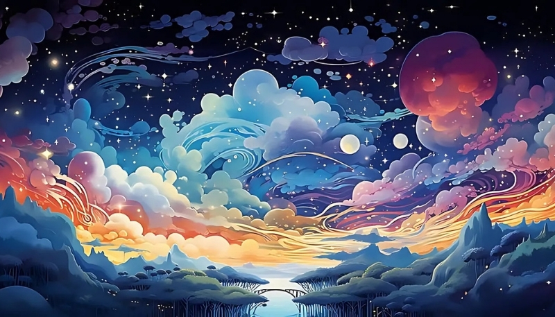 ảnh nền vũ trụ máy tính phép màu