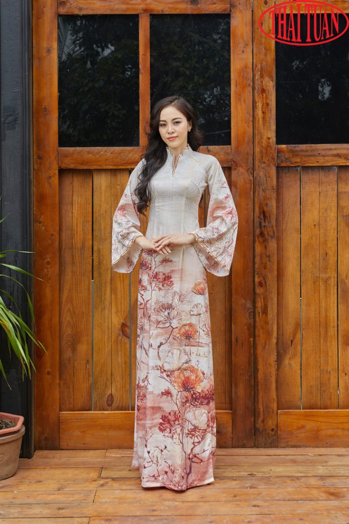 áo dài cổ cách điệu