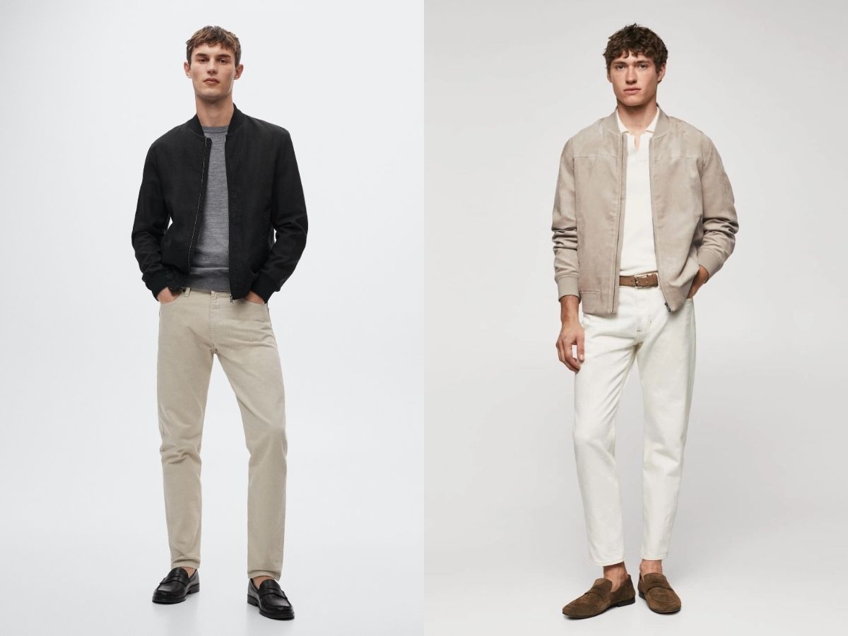 Quần baggy mix áo Jacket