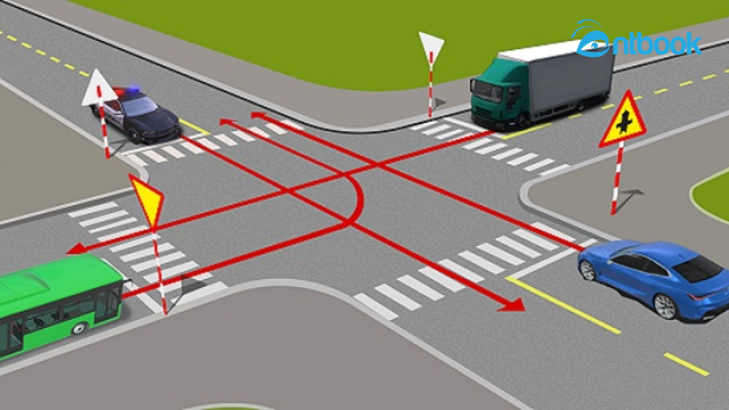 Biển nào báo hiệu giao nhau với đường ưu tiên