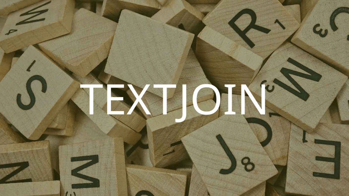Cách sử dụng hàm TEXTJOIN kết hợp các chuỗi văn bản Excel