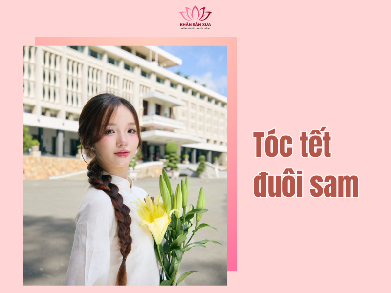 kiểu tóc mặc áo dài cách tân