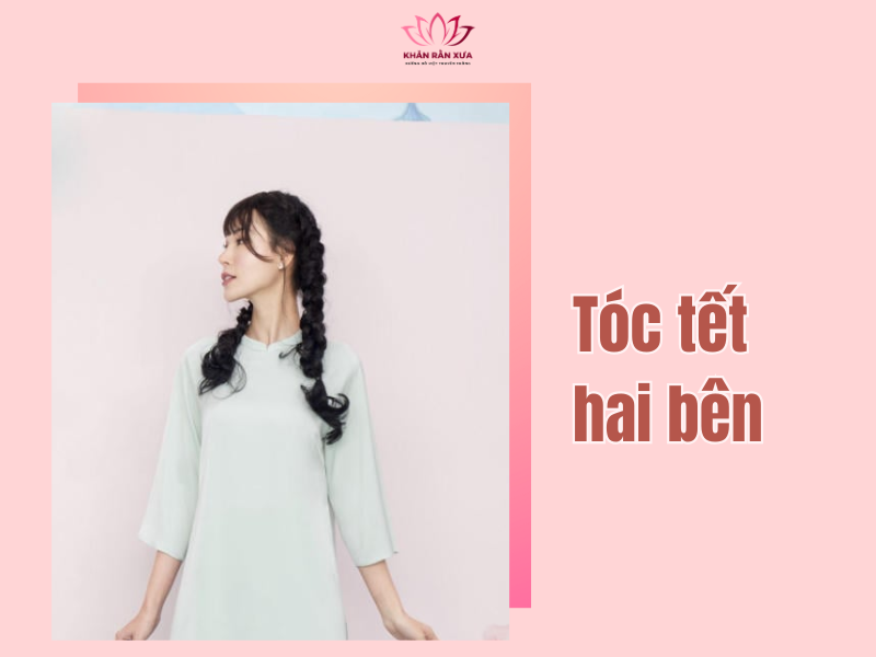 kiểu tóc mặc áo dài cách tân