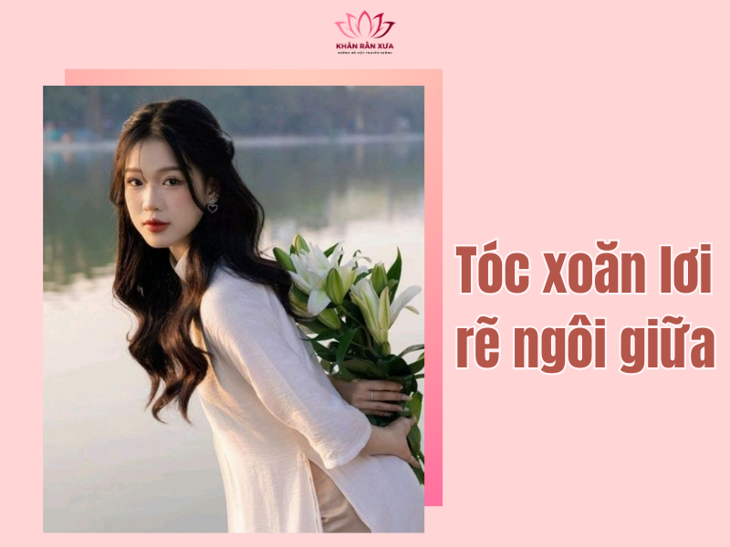 kiểu tóc mặc áo dài cách tân