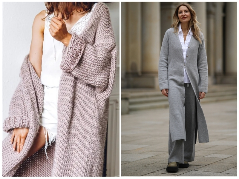 Học ngay cách mix đồ với áo cardigan dài đơn giản cho ngày lười