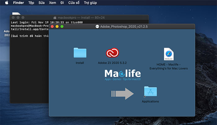 Hướng cách cài đặt photoshop miễn phí cho Macbook