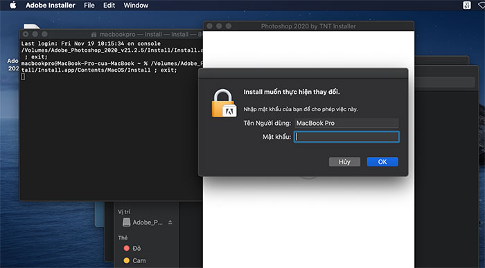 Hướng cách cài đặt photoshop miễn phí cho Macbook