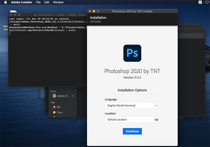 Hướng cách cài đặt photoshop miễn phí cho Macbook