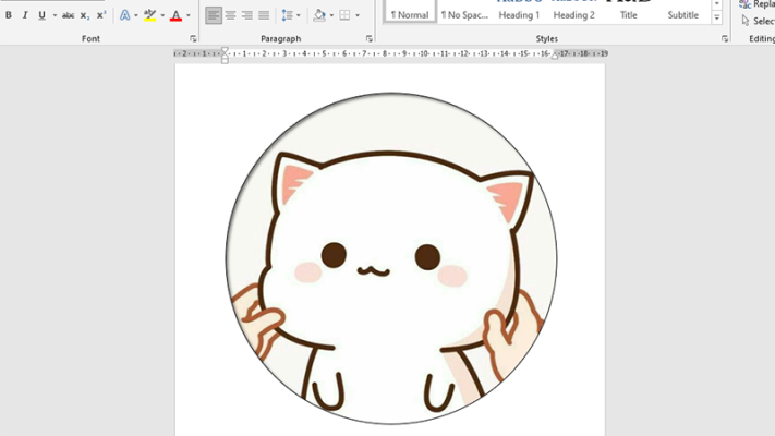 Cách cắt ảnh trong Word cho mọi phiên bản đẹp, cực đơn giản