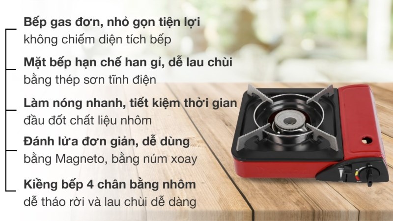Bếp ga mini Duxton DG-150