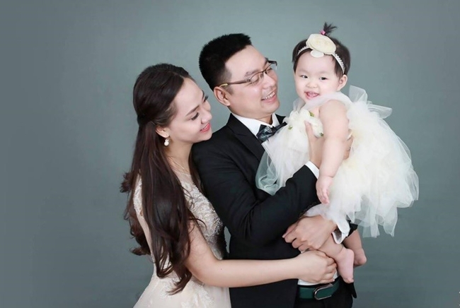 chup anh gia dinh 3 nguoi dep