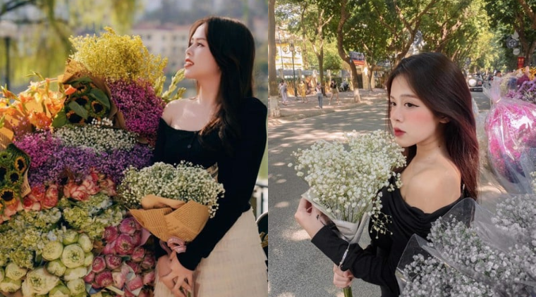 Bí kíp chụp ảnh Trend mùa thu Hà Nội cực đẹp với xe hoa