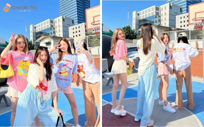 Cách tạo dáng chụp ảnh 4 người nữ