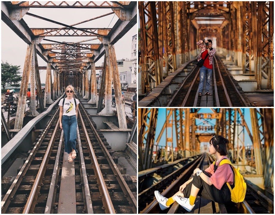 Cách chụp ảnh trên đường tàu