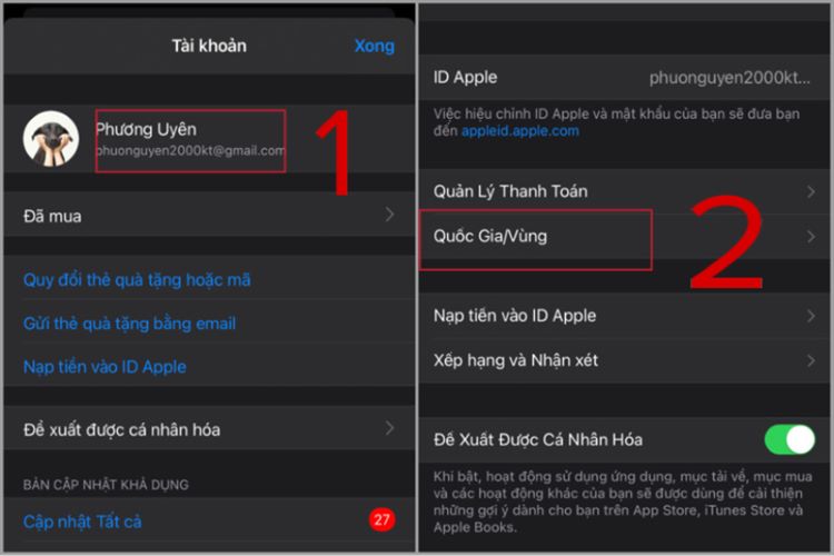Thực hiện theo hướng dẫn