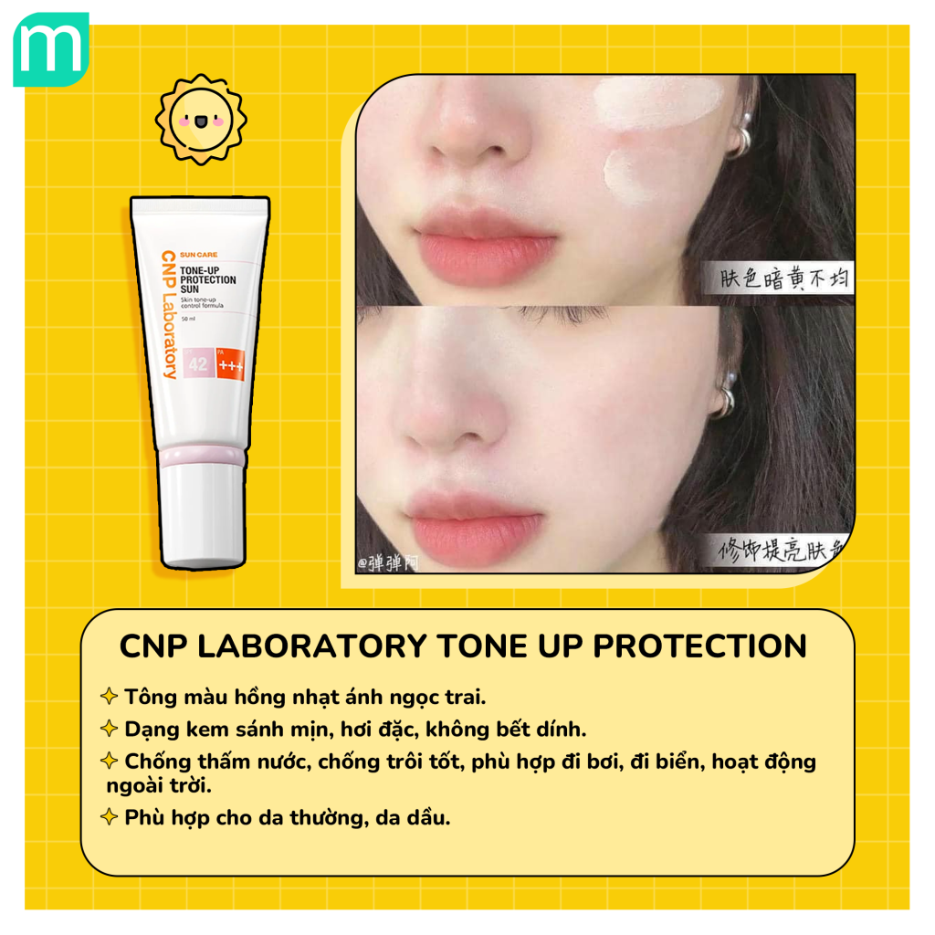 Kem Chống Nắng CNP Laboratory Tone Up Protection Sun 50ml