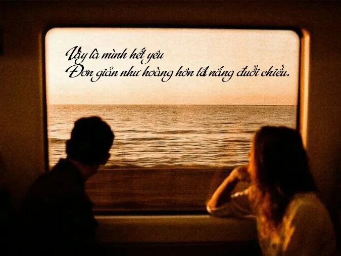 90 status về hoàng hôn buồn, cap về cảnh chiều hoàng hôn ngắn gọn hay