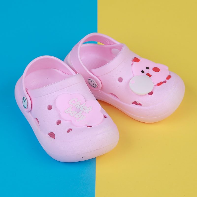 Dép sục KidsPlaza ST-702 hình chú gà (Hồng) cho bé
