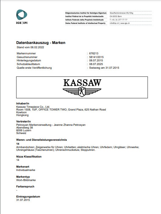 Thương hiệu đồng hồ Kassaw có tốt không?