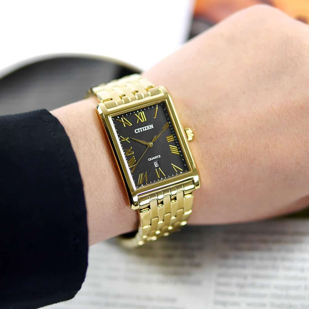 ĐỒNG HỒ NAM ORIENT MẶT CHỮ NHẬT, DÂY DA NÂU ,SIZE 30 x 34MM, KÍNH SAPPHIRE CHỐNG XƯỚC | Shopee Việt Nam