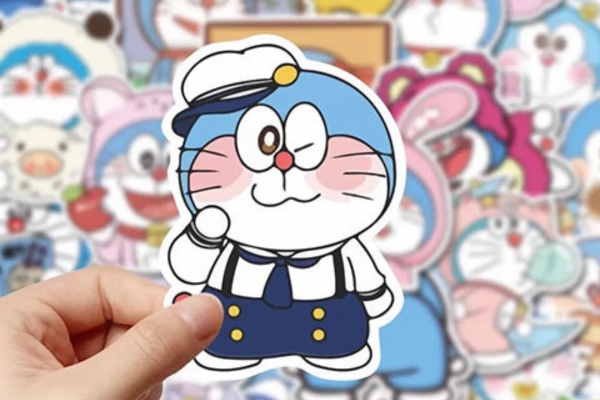 Mẫu sticker Doraemon dễ thương, hài hước