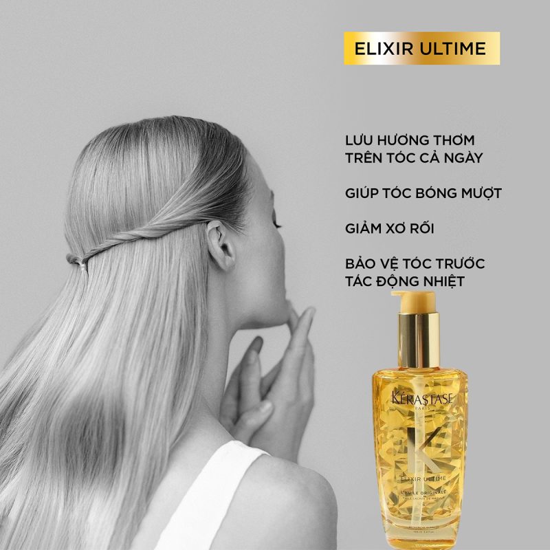 TINH DẦU DƯỠNG TÓC KERASTASE ELIXIR ULTIME ORIGINAL 100ML
