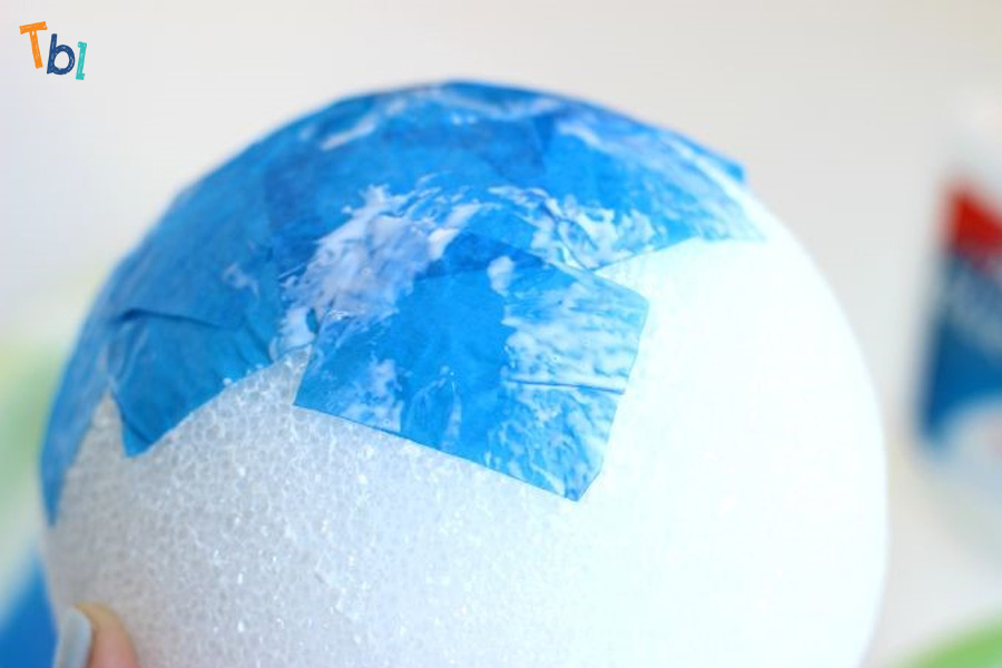 #3 Cách làm quả địa cầu bằng giấy cho trẻ DIY đơn giản nhất