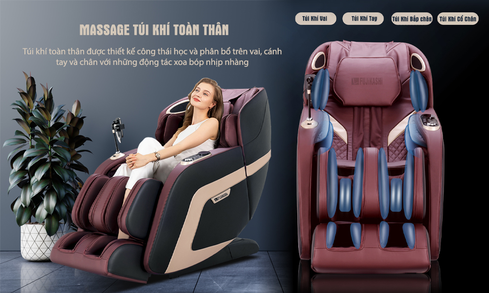 Masssage túi khí toàn thân hiệu quả